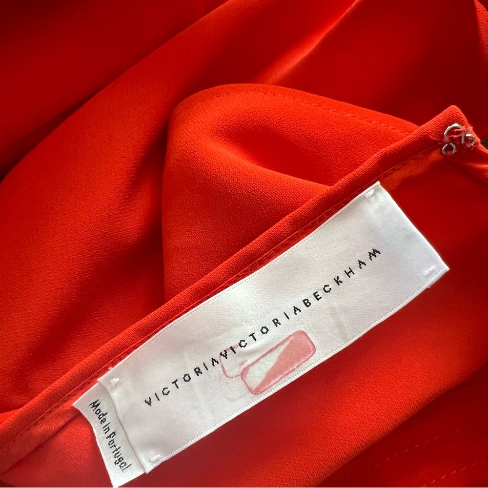 Victoria Beckham Back Tie Midi Shift Dress, Size UK12, US8 EXCELLENT! - Picture 13 of 16